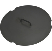 Feuerschalenabdeckung aus Metall mit Griff