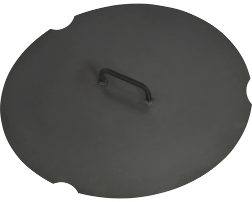 Feuerschalenabdeckung aus Metall mit Griff