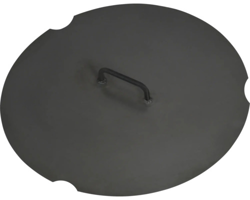 Feuerstellenabdeckung aus Metall mit Griff