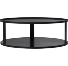 Runder Couchtisch mit zwei Ablageflächen