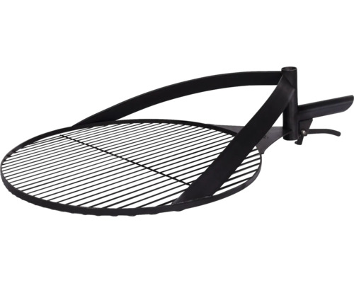 Schwenkgrill aus Metall mit Grillrost