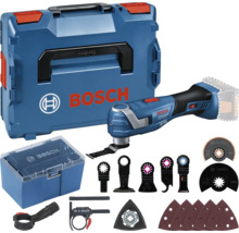 Bosch Professional Akku-Multifunktionswerkzeug Set mit Zubehör und Koffer