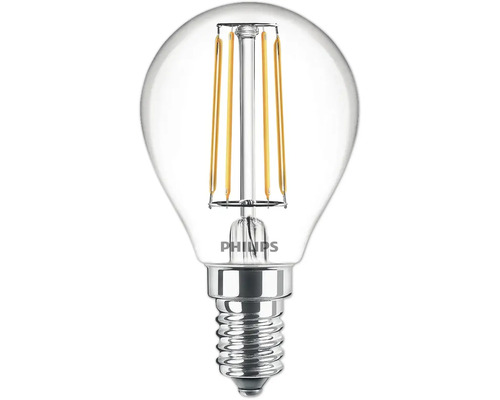 LED-Lampe Philips dimmbar P45 E14 / 2,3 W ( 40 W ) klar 485 lm 4000 K tageslichtweiß, 1 Stk.