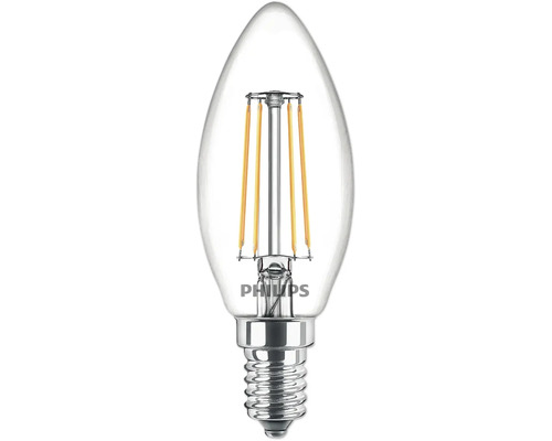 LED-Lampe Philips dimmbar B35 E14 / 2,3 W ( 40 W ) klar 485 lm 2700 K warmweiß, 1 Stk.