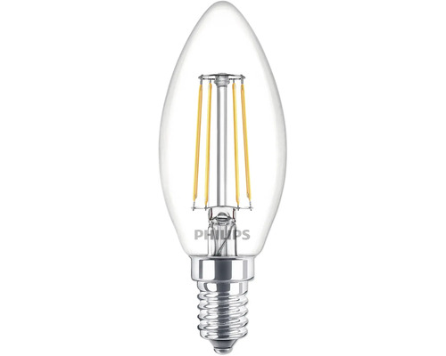 LED-Lampe Philips dimmbar B35 E14 / 2,3 W ( 40 W ) klar 485 lm 4000 K tageslichtweiß, 1 Stk.