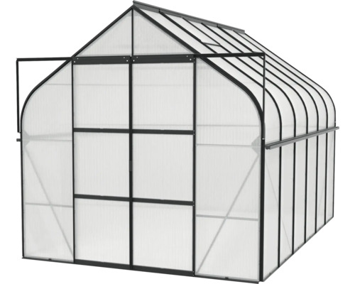 Gewächshaus mit offener Tür