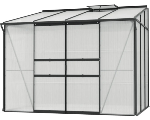 Gewächshaus mit Dachfenster