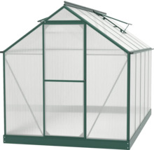 Gewächshaus mit Polycarbonatplatten und Aluminiumrahmen