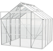 Gewächshaus mit Aluminiumrahmen und transparenten Wänden