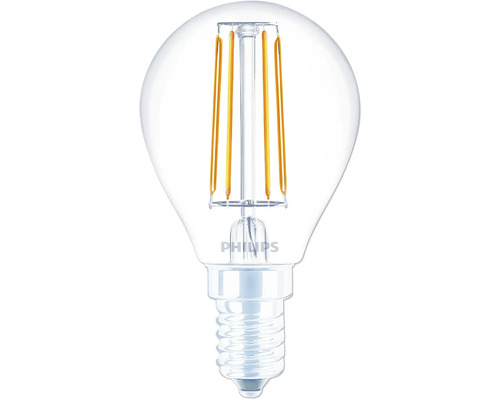 LED-Lampe Philips dimmbar P45 E14 / 2,3 W ( 40 W ) klar 485 lm 2700 K warmweiß, 1 Stk.