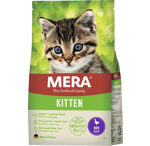 Mera Kitten Trockenfutter mit Ente in einer 10 Kilogramm Packung