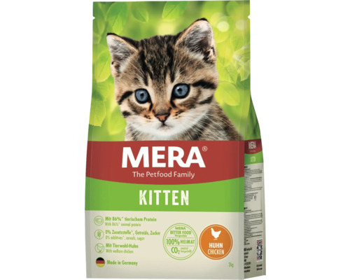 Katzenfutter trocken Mera Cats Kitten Huhn 2 kg