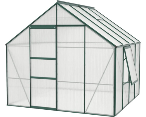 Gewächshaus mit Tür und Fenster