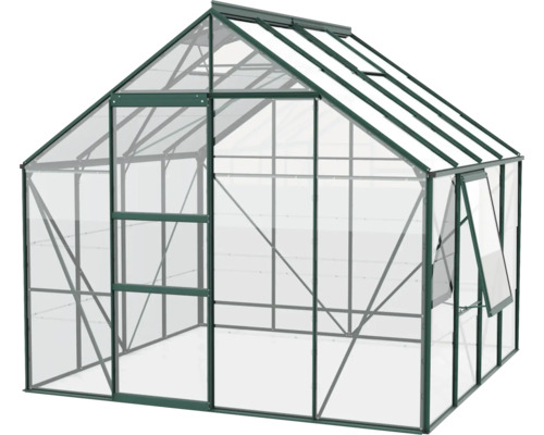 Gewächshaus mit Stahlrahmen und Fenster