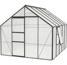 Gewächshaus mit Aluminiumrahmen und Polycarbonatplatten