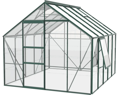 Gewächshaus mit Fenster und Tür