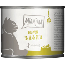 Mjamjam Katzenfutter Dose mit Ente und Pute getreidefrei