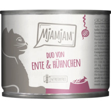 Mjamjam Katzenfutter Dose mit Ente und Hühnchen getreidefrei