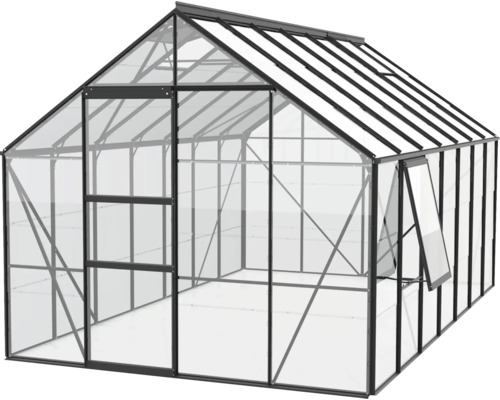 Gewächshaus mit Tür und Fenster