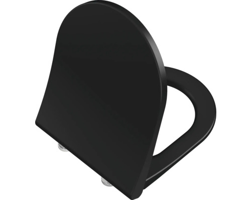 WC-Sitz VitrA Kermag / GEBERIT Mia schwarz mit absenkautomatik 131-483R409