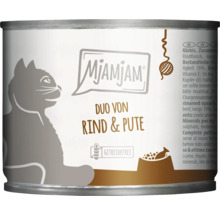 Mjamjam Katzenfutter Dose mit Rind und Pute, getreidefrei