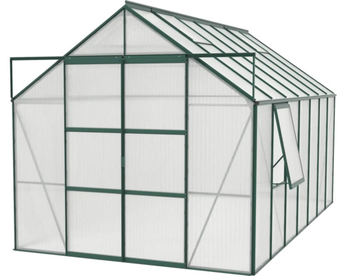 Gewächshaus mit Tür und Fenster