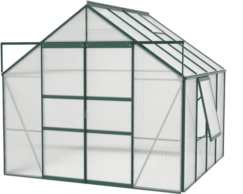 Gewächshaus mit Tür und Fenster zur Pflanzenzucht