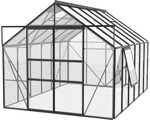 Gewächshaus mit Rahmen und Fenstern