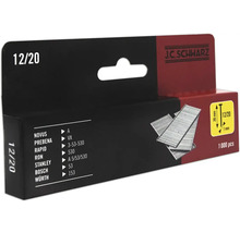 J.C. Schwarz Klammern Typ 12/20, 1000 Stück