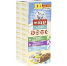 Mr. Beef Adult Katzenfutter XXL Jelly Pack, 10 mal 100 Gramm