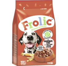 Frolic Hundetrockenfutter mit Rind in einer 1,5 Kilogramm Packung
