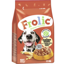 Frolic Hundetrockenfutter mit Geflügel in einer 1,5 Kilogramm Packung