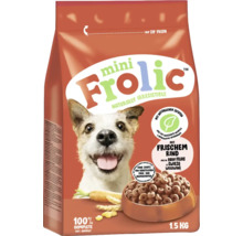 Verpackung Frolic Mini Hundetrockenfutter mit Rind, 1.5 Kilogramm