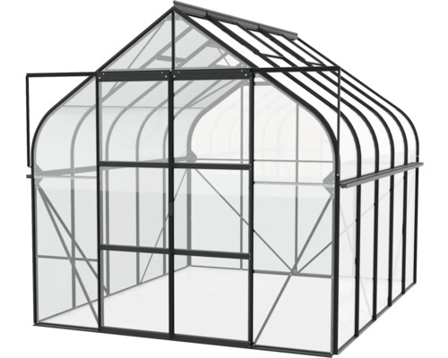Gewächshaus mit Aluminiumrahmen und Polycarbonatplatten