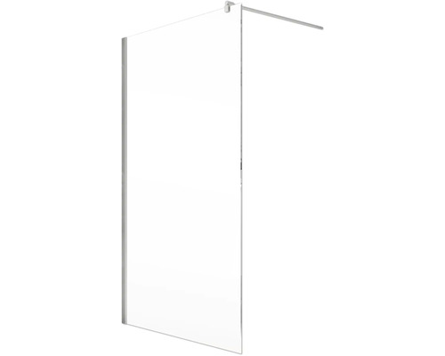 Duschwand mit klarem Glas