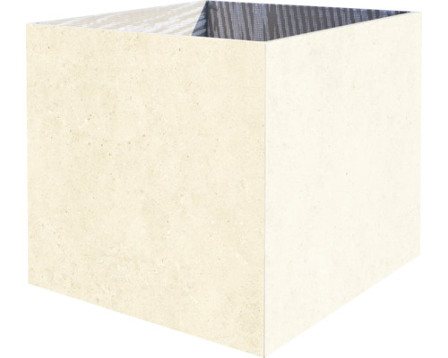 Blumentopf/Pflanztopf Portland Ice Keramik weiß 60 cm x 60 cm x 60 cm