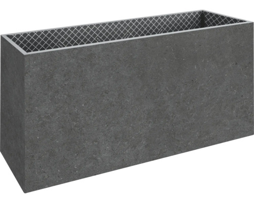Blumentopf/Pflanztopf Portland Night Keramik anthrazit 90 cm x 30 cm x 60 cm