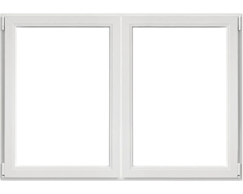 Kunststofffenster mit zwei Flügeln