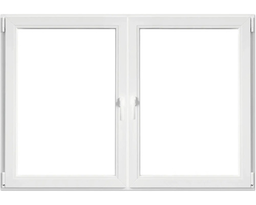 Kunststofffenster mit zwei Flügeln
