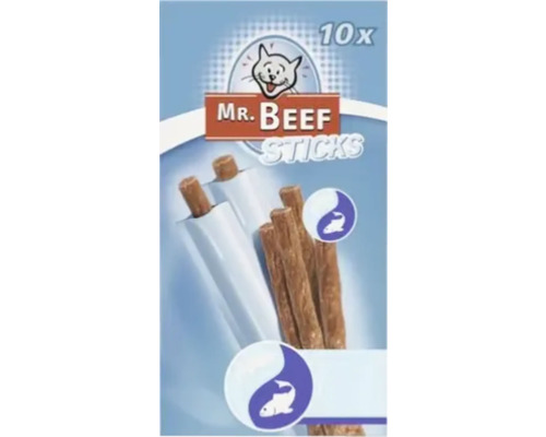 Mr. Beef Sticks für Katzen, 10 Stück