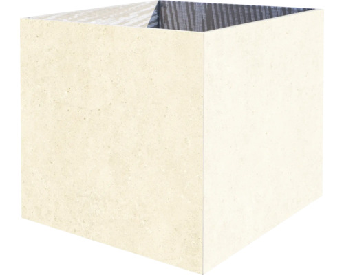 Blumentopf/Pflanztopf Portland Ice Keramik weiß 60 cm x 30 cm x 60 cm