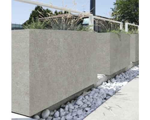 Blumentopf/Pflanztopf Portland Londra Keramik grau 60 cm x 60 cm x 60 cm