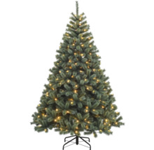 Künstlicher Weihnachtsbaum mit Beleuchtung und Ständer