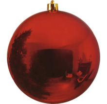 Rote Christbaumkugel aus Kunststoff