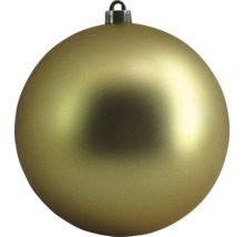 Goldene Weihnachtskugel mit Aufhänger