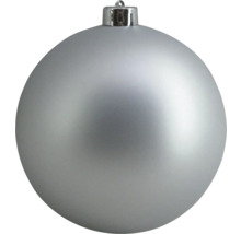 Silberne Weihnachtskugel