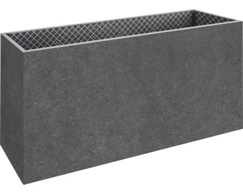 Blumentopf/Pflanztopf Portland Night Keramik anthrazit 60 cm x 60 cm x 60 cm