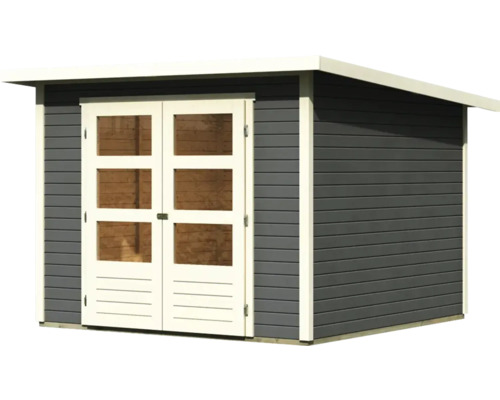 Gartenhaus mit Doppeltür und Fenster