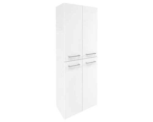 Hochschrank mit vier Türen und Griffen