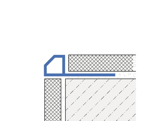 Fliesenprofil-Ecke zur Wandgestaltung